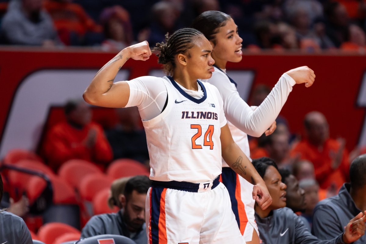 #illini guard Adalia McKenzie has been working on expanding her game. She hit a pair of triples on Wednesday, a good sign moving forward. 'It takes sacrifice and sacrifice isn’t always easy, but I’m surrounded by a great team and great coaches.' READ: 247sports.com/college/illino…