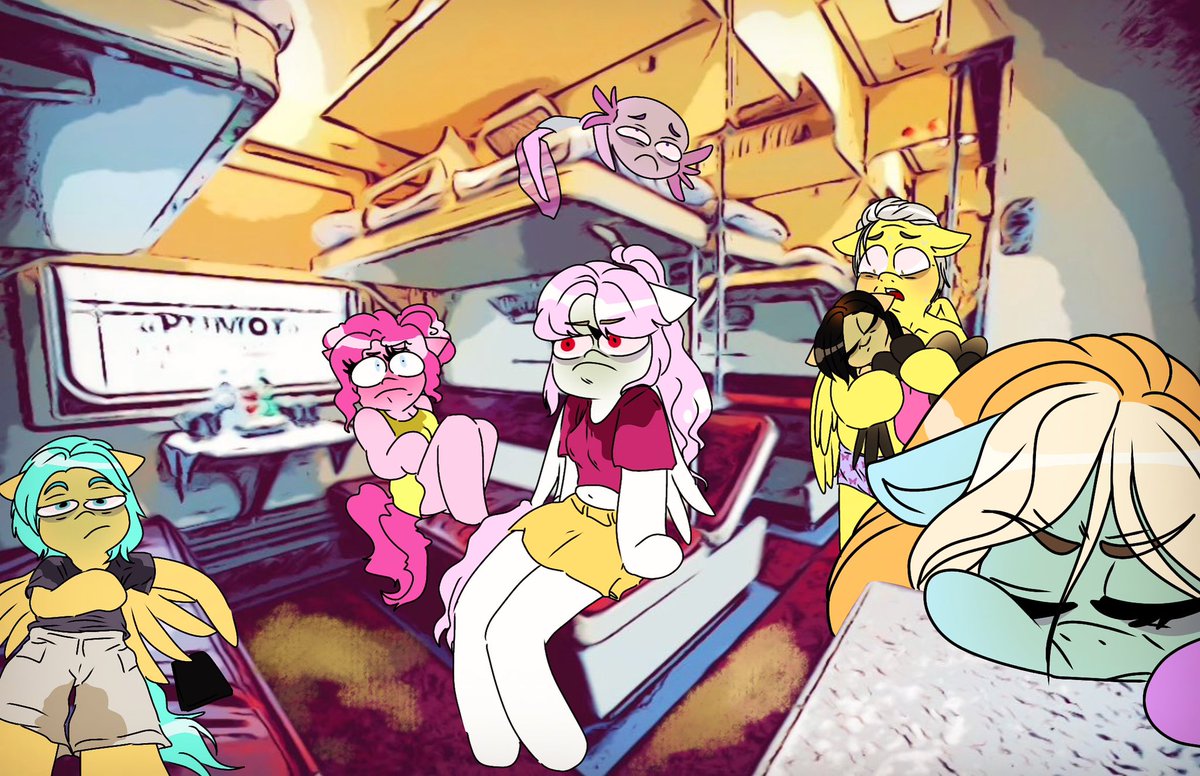 nicolspirit's tweet photo. A trip to Sochi in a reserved carriage:
#art #artist #ArtistOnTwitter #artwork #digitalart #Digital #digitalpainting #traveling #mlp #characterart #family #weekend https://t.co/37IpLo7pCk