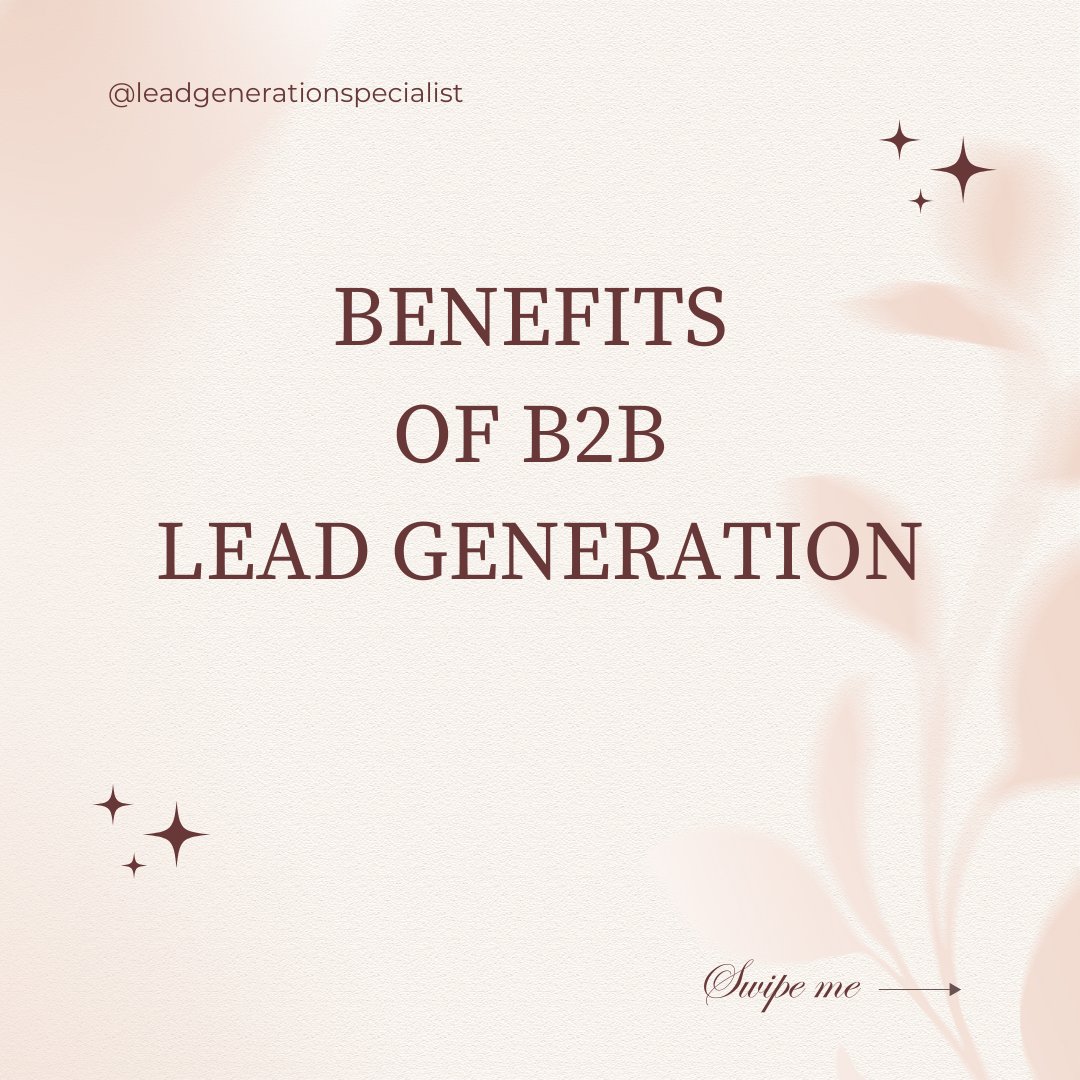 EzillCaralos's tweet photo. If you want to drive more high-quality leads to your business, finding ways to attract your target audience is key. 
This is where lead generation strategies come into play. Here’s a look at some of the benefits of B2B lead generation.
#leadgenerationstrategies
#businessgrowth https://t.co/5lEXatCfA5