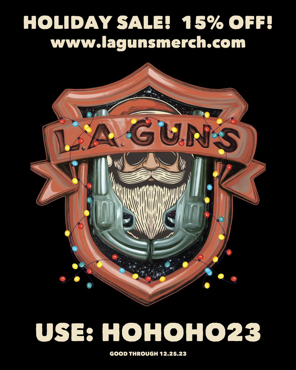 15% off with code HOHOHO23 at lagunsmerch.com