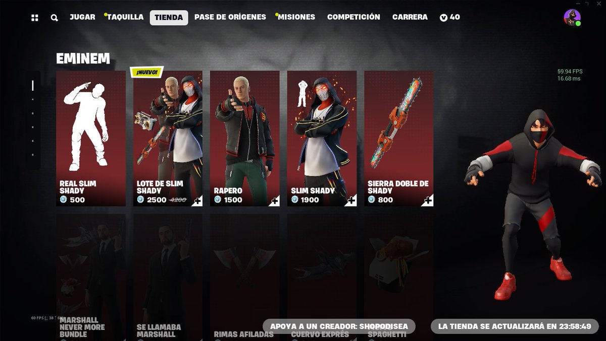 shopodisea's tweet photo. Salio el maldito Eminem 🫡 Que pedazos de skin hermano.
Estamos tomando pedidos con carga inmediata. Les dejo la lista de precios actualizada abajo debido a los nuevos impuestos 🫠

Pavos:
1000v $2100
2800v $4500
5000v $7000
13500v $20000
📩Cualquier consulta mandanos un MD! https://t.co/w0xSaqitq6