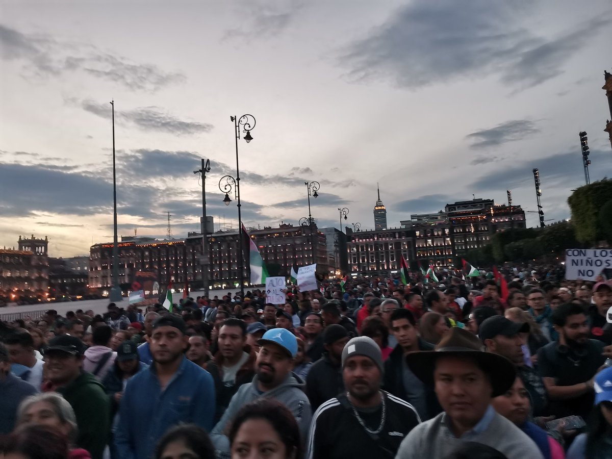 CNPA_MN's tweet photo. Presentes en la marcha convocada por el día internacional de solidaridad con Palestina.

No es guerra es GENOCIDIO!!
Donde están, no se ven... Las sanciones a Israel!!
Los pueblos unidos... Jamás serán vencidos!!
Palestina somos todos!! https://t.co/Nw2yn0QvFl