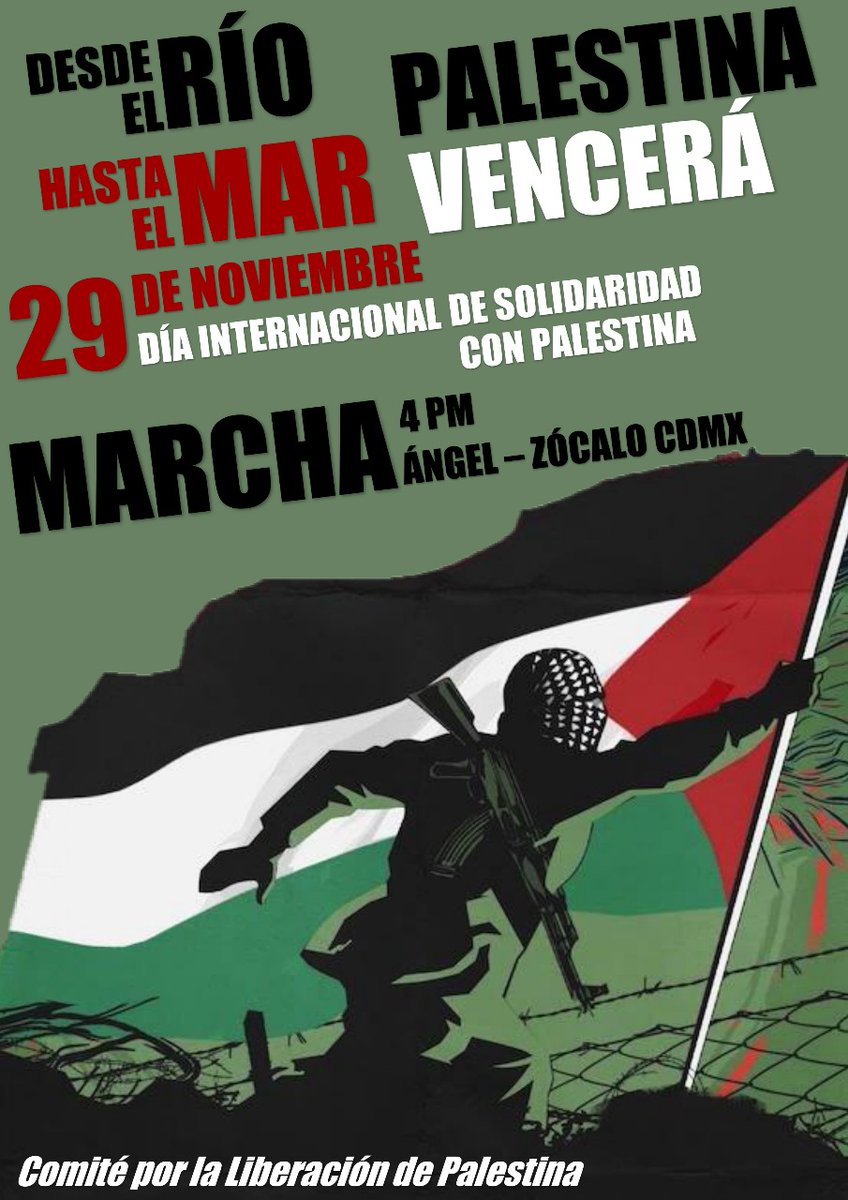 CNPA_MN's tweet photo. Presentes en la marcha convocada por el día internacional de solidaridad con Palestina.

No es guerra es GENOCIDIO!!
Donde están, no se ven... Las sanciones a Israel!!
Los pueblos unidos... Jamás serán vencidos!!
Palestina somos todos!! https://t.co/Nw2yn0QvFl