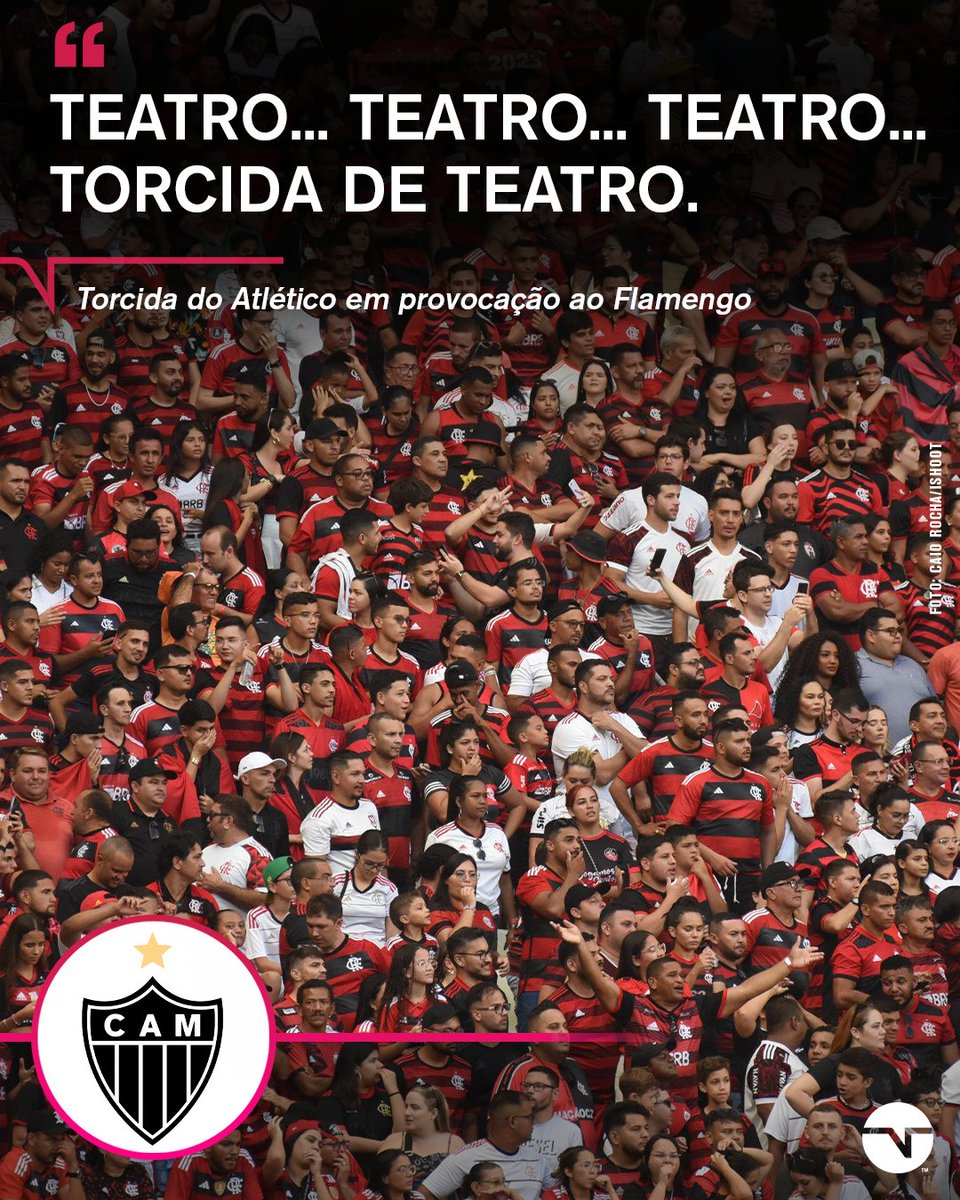 TNTSportsBR's tweet photo. PROVOCAÇÃO! 🤯 Os atleticanos deram aquela cutucada na torcida do Flamengo no Maracanã. #Brasileirão2023 https://t.co/5d09qHmmnp