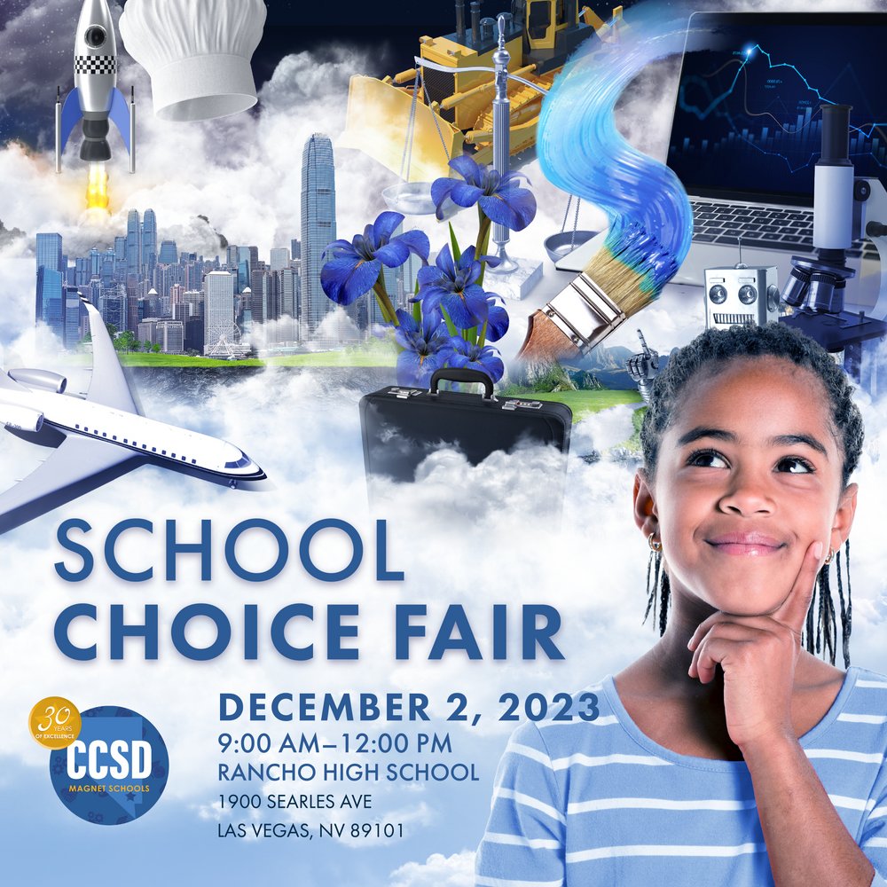 🚀 Join us at our second 'Choice Fair' of the year. Discover a diverse range of educational tracks designed to ignite your passions and propel you toward your dreams. #WeAreCCSD @CCSDMagnet weareccsd.net/magnet