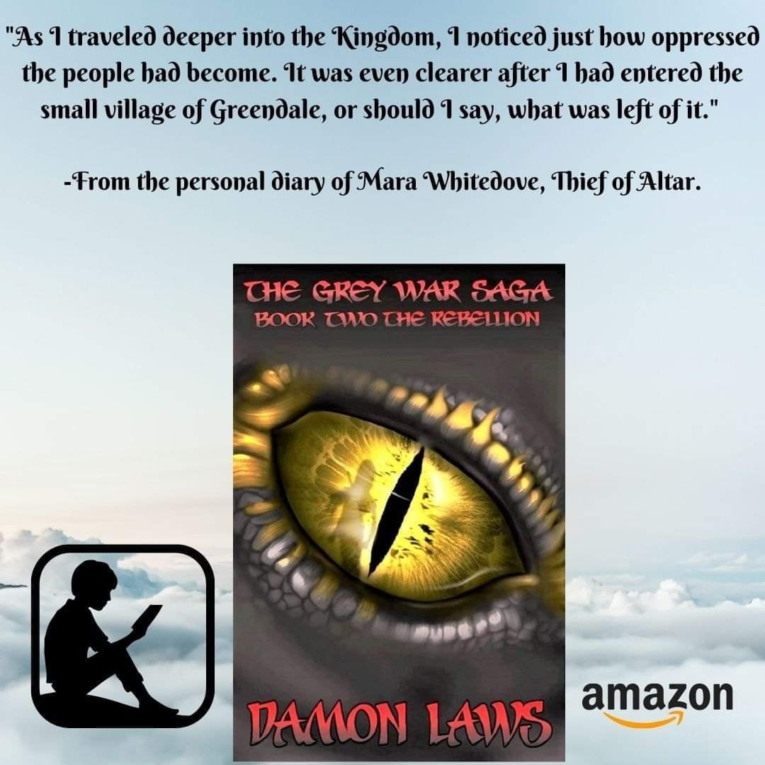 LawsDamon's tweet photo. The Grey War Saga is available on Amazon, Kindle unlimited, and audiobook.  #booktwt https://t.co/23X3Z3mKjq