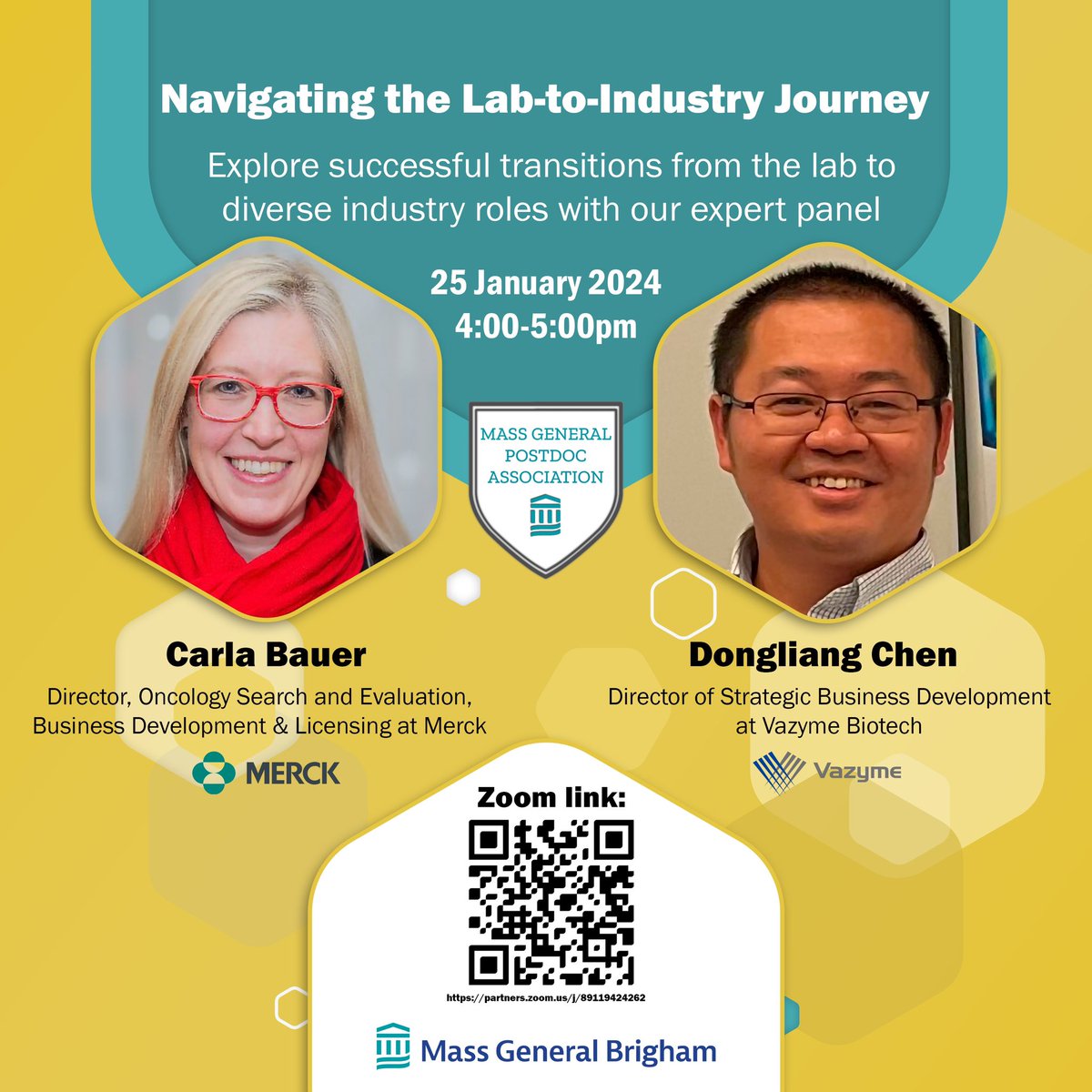 Embark on the Lab-to-Industry Voyage: Navigate successful transitions from the lab to diverse industry roles with insights from our expert panel. 🚀🔬 

#LabToIndustry #CareerTransitions #IndustryInsights