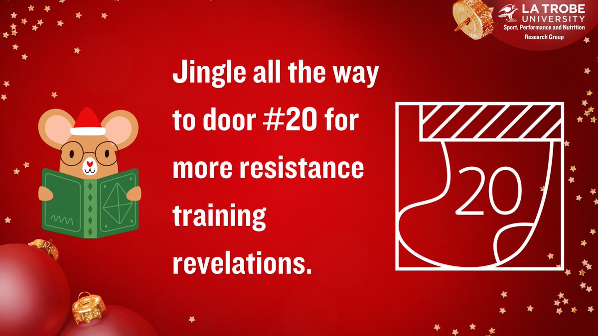 La Trobe SPAN Research Group (@latrobe_span) on Twitter photo 🎁Dec 20: "Jingle all the way to door #20!
📖 The Relationship Between Isometric and Dynamic Strength Following Resistance Training: A Systematic Review, Meta-Analysis, and Level of Agreement
SPAN Authors: <a href="/DocLachJames/">Lachlan James, PhD</a> <a href="/M2Huynh/">Minh huynh</a>
🔗 pubmed.ncbi.nlm.nih.gov/37741636/ 🎁Dec 20: "Jingle all the way to door #20!
📖 The Relationship Between Isometric and Dynamic Strength Following Resistance Training: A Systematic Review, Meta-Analysis, and Level of Agreement
SPAN Authors: <a href="/DocLachJames/">Lachlan James, PhD</a> <a href="/M2Huynh/">Minh huynh</a>
🔗 pubmed.ncbi.nlm.nih.gov/37741636/