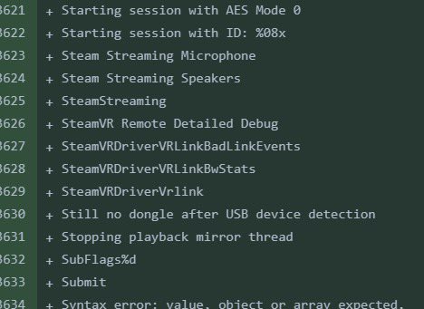 SadlyItsBradley's tweet photo. Valve has just added Steam VRLink drivers to the latest Client Beta! Including references to a dedicated Dongle/Access Point

This will be their official wireless VR implementation for their future HMD (and maybe others?) https://t.co/fqg1bN4OwA