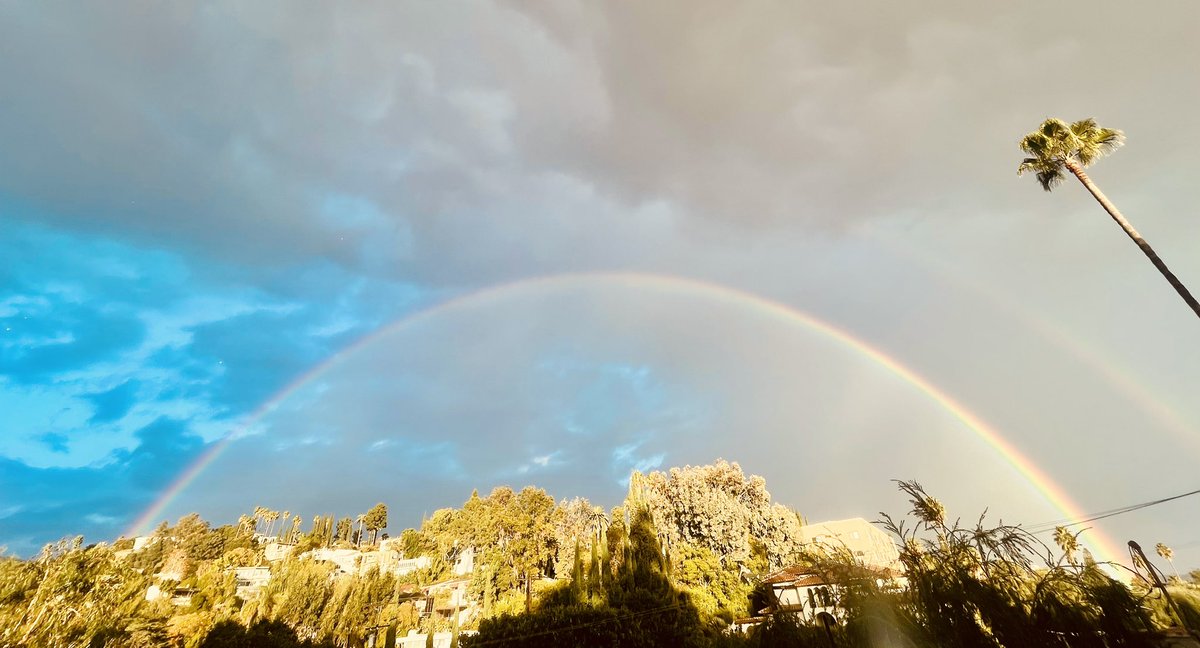 It’s a double rainbow! 🌈🌈🫧