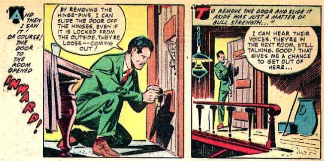 BandEAtoZ's tweet photo. Not sayin’ @deviantollam learned all his mad door skillz from the 1950’s comic, Donovan of Central Intelligence, but the skill sets are an uncanny match.
In fact, even the CIA had a beef with the comic. Were they releasing too many #tradecraft secrets? #throughthelock #redteaming https://t.co/v9idjR0Phk