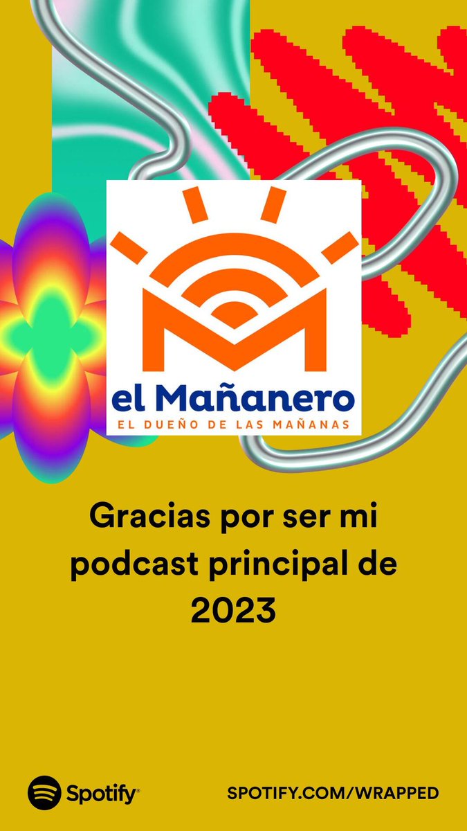 CesarEstrellaJr's tweet photo. @bolivarvalera

El Mañanero Radio, disfruté cada uno de los 14,798 minutos que pasé contigo en 2023. Gracias. #Mi2023enSpotify 
https://t.co/vIKW7fRW8f https://t.co/mQAyJvri2r