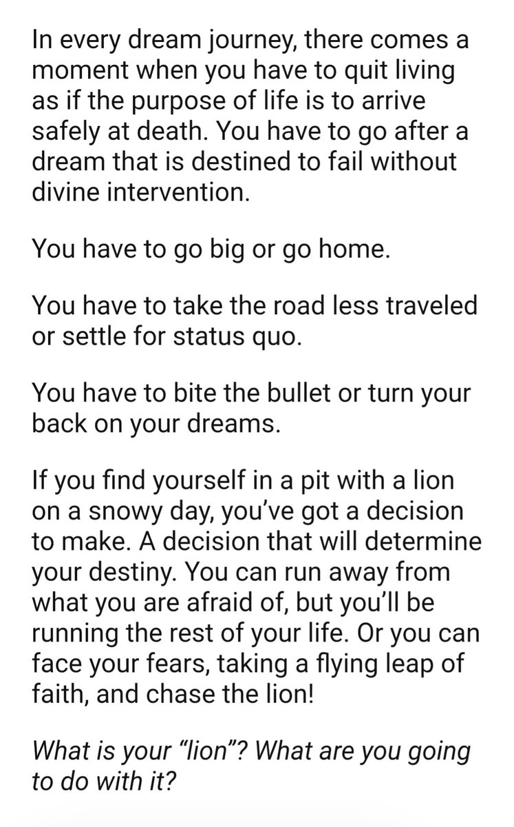 Sharing my devotion reading for today from the "Chase the Lion" YouVersion Bible App plan. bible.com/r/lZ