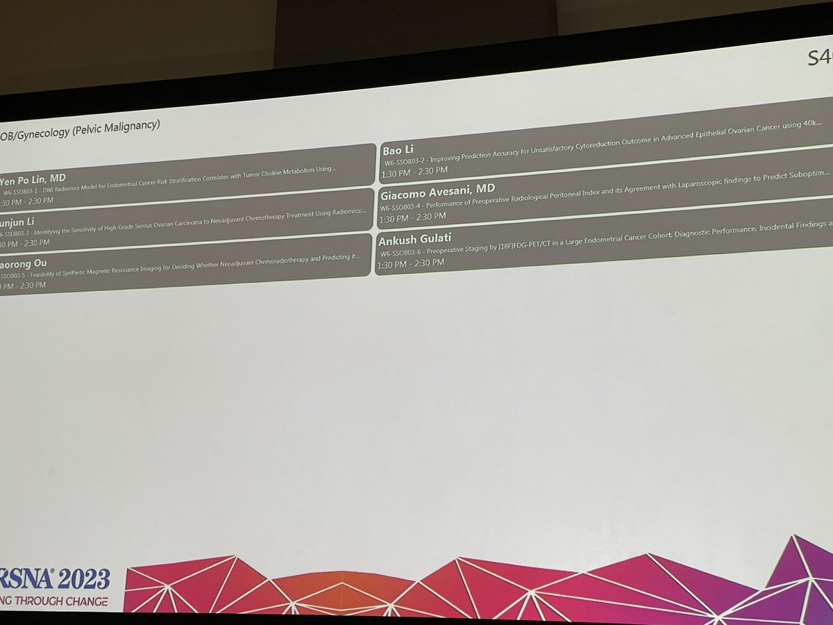 Another exiting day at #RSNA2023 with PhD student Ankush Gulati <a href="/BergenMMIV/">MMIV</a> <a href="/haukeland_no/">Haukeland</a> @medofak_uib presenting our work on diagnostic performance and incidental findings using PET/CT in #endometrialcancer. 🎉👌👍 @mohnfoundation <a href="/AslakLaks/">Aslak Aslaksen</a>