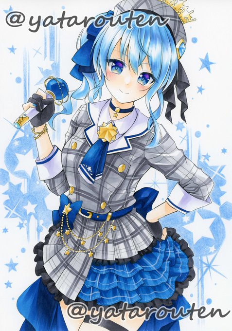 おはようございます☀️
11月も今日で終わりですね😅
最終日も頑張りましょう💫
#手描きイラスト
#アナログイラスト
#コピックイラスト 
#コピック 
#星街すいせい 
#ほしまちぎゃらりー 