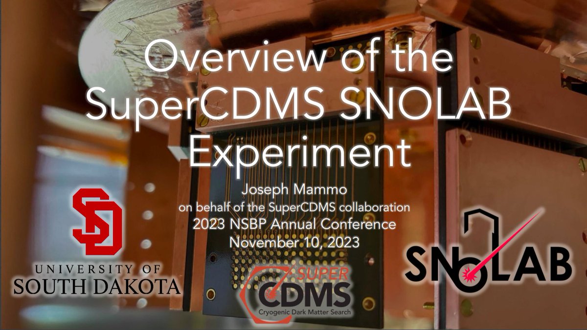 SuperCDMS tweet media