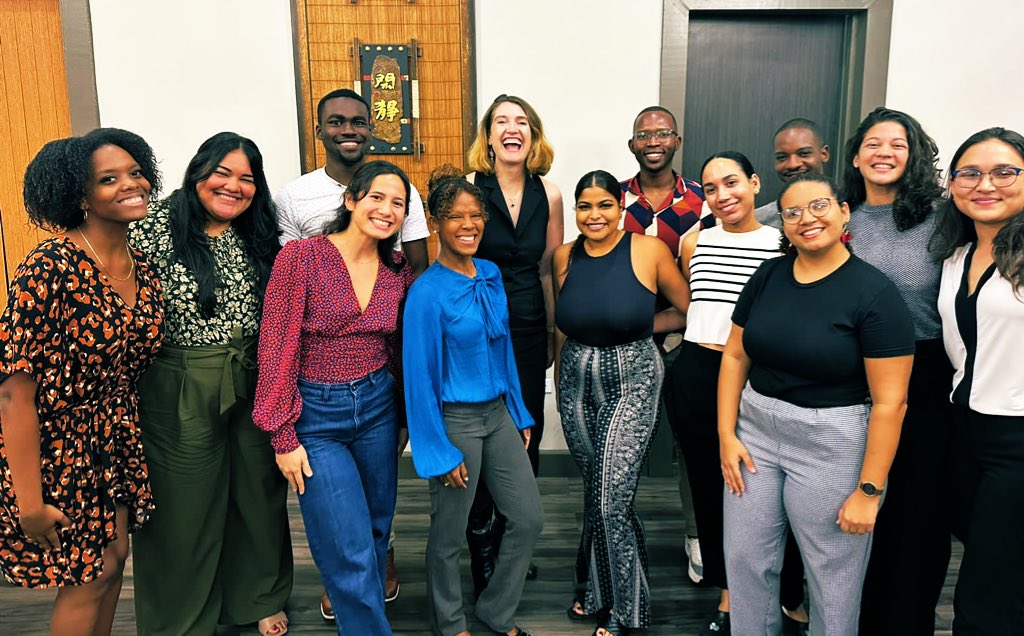 Such an interesting and fun evening with #GlobalShapers in T&amp;T. I had a brilliant conversation with these young people about policy-making, diplomacy, personal and professional change and much more.

T&amp;T is very lucky to have such bright and engaging future leaders!