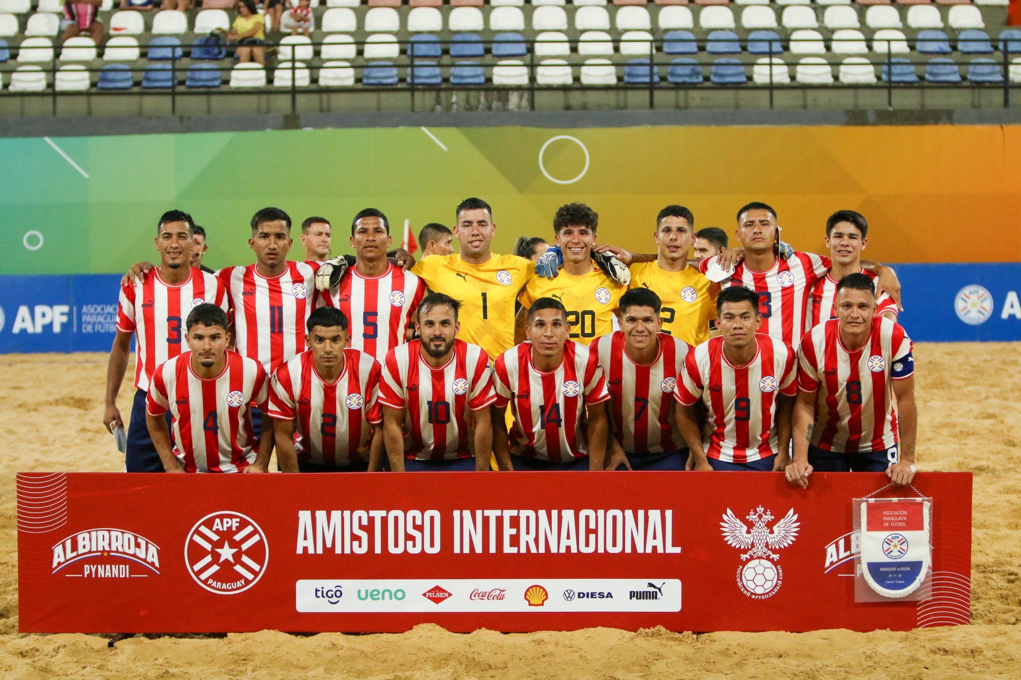 Diario HOY  ¡Los Pynandi son de oro! Paraguay conquista el fútbol de playa  en ASU 2022