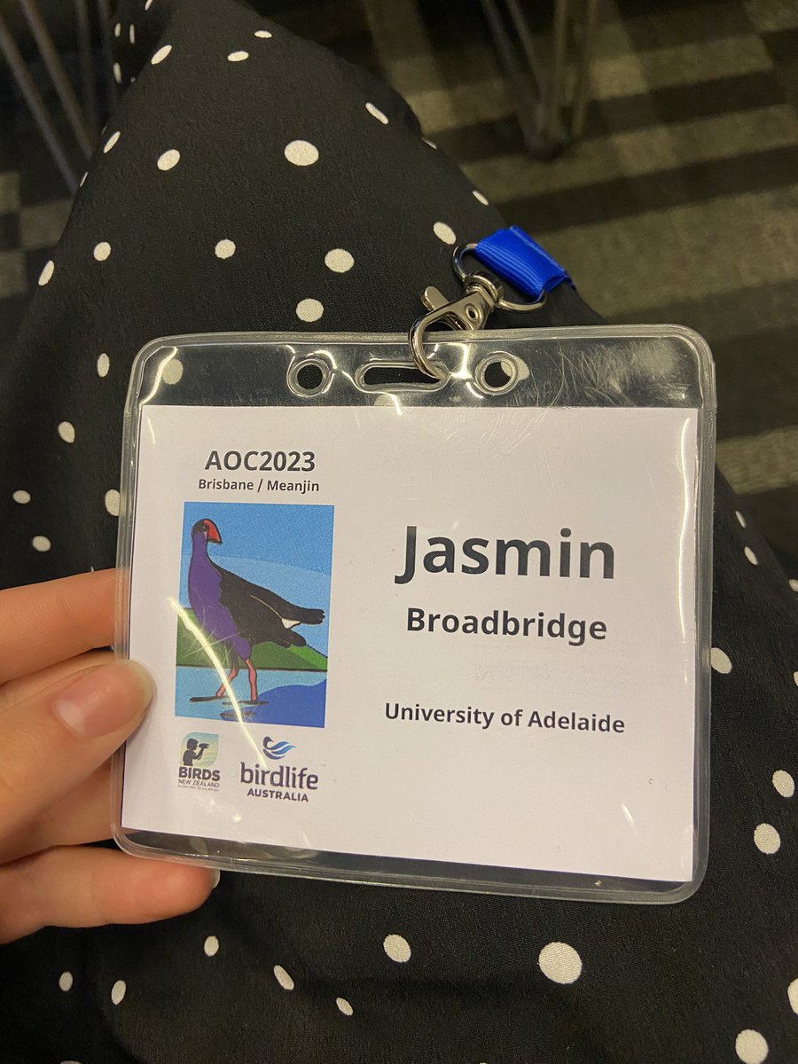 Incredibly grateful to have been able to present my honours results this week at #AOC2023! 
I’m so grateful for all the people I’ve been able to meet and for all of the fantastic projects I’ve heard about!! 🦜🦉🦅🦆🦤🦚
Feeling more inspired than ever!