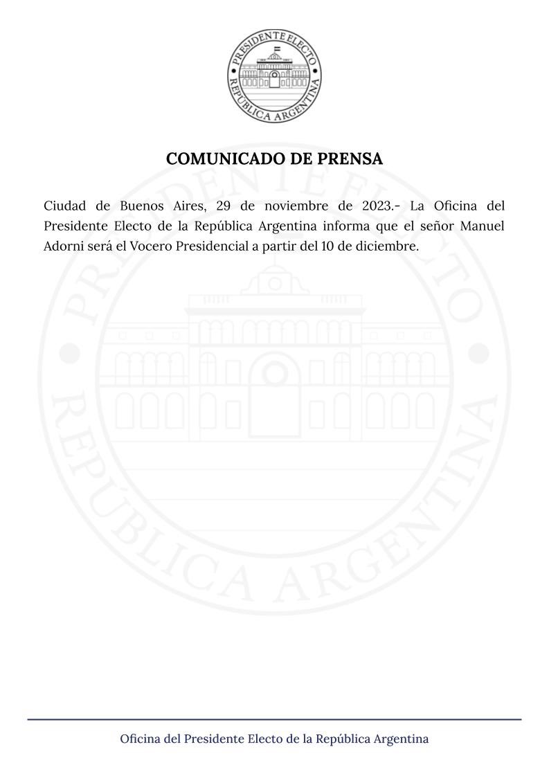 OPRArgentina's tweet image. 