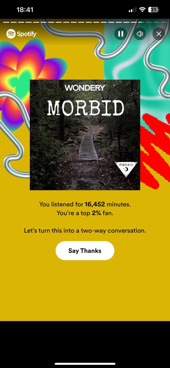 bridgbeth's tweet photo. Discovered @AMorbidPodcast in December 2022, I have been trying so hard to catch up to current episodes while still showing love to my other favorites. Currently on episode 269! https://t.co/LqNElXNWQr