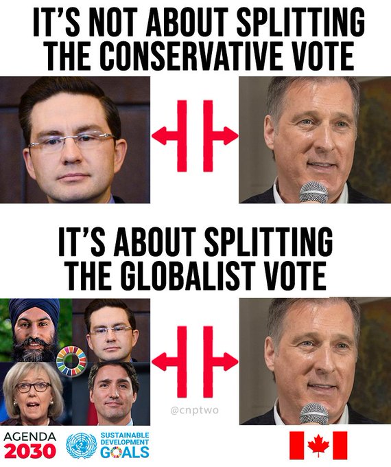 greg_scott84's tweet photo. If you think that voting PPC is splitting the conservative vote, you don't understand the situation. https://t.co/mAmPC5Bra8
