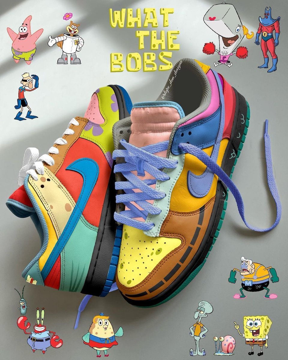 dunk low spongebob