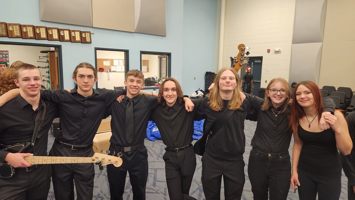 The first of our holiday music concerts. First up, our Band! Ready to get into the spirit tonight 🎄 🙂
#leGEndary 
<a href="/GEHSBlazers/">Gardner Edgerton High School</a> 
<a href="/GEHS_band/">GEHS Band</a> 
<a href="/blazerbandbstrs/">Blazer Band Boosters</a> 
<a href="/GEHSSimpson/">Mike Simpson</a>
