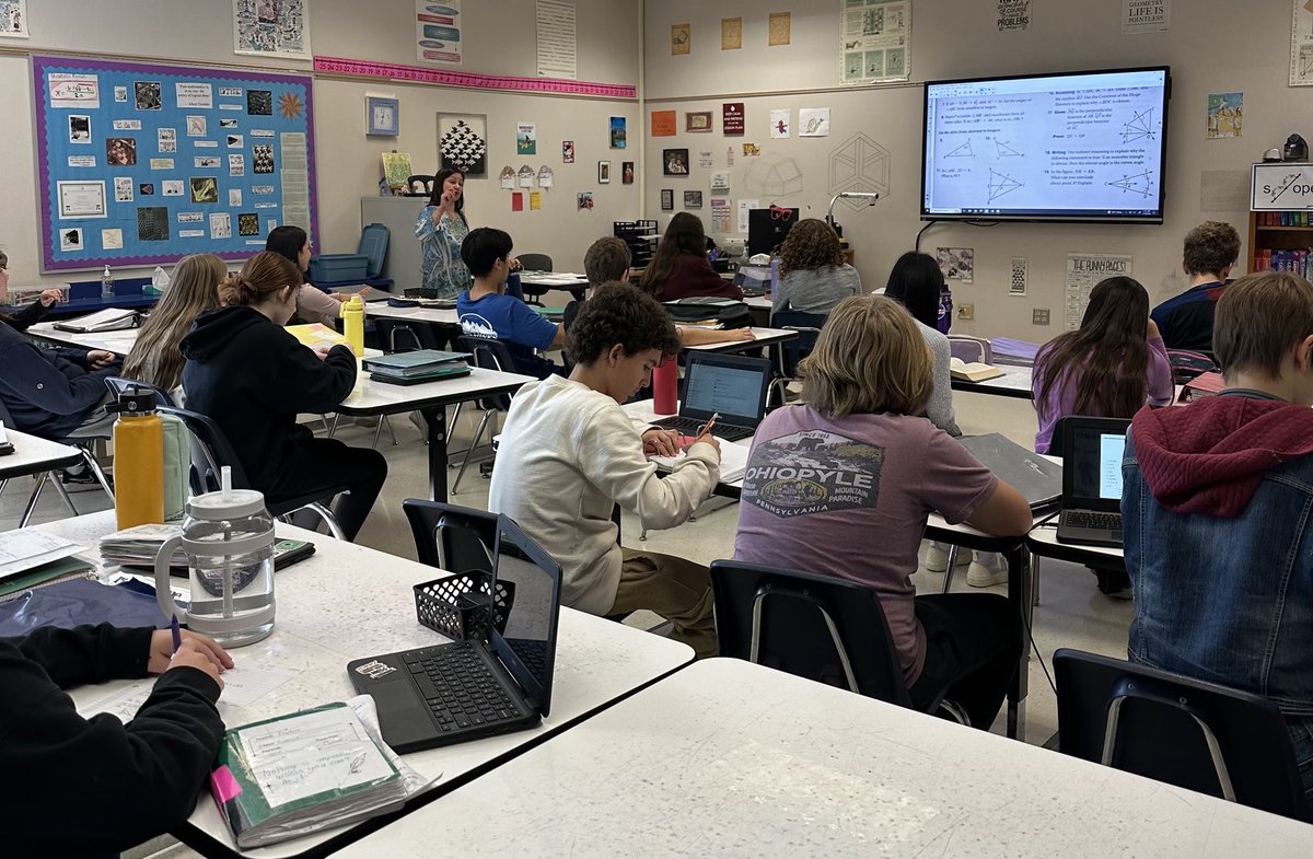 Maximizing instructional time ⁦<a href="/BruinsBMS/">Blacksburg Middle School</a>⁩! #mcps_va