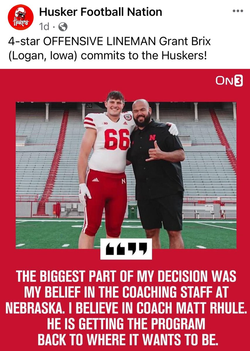 I know I’m a day late on this, but anything that helps our O-Line is a big deal. I’ve seen Grant’s film, he sure is a good player! Hopefully Matt Rhule & his staff can keep developing him. via @92CLiss