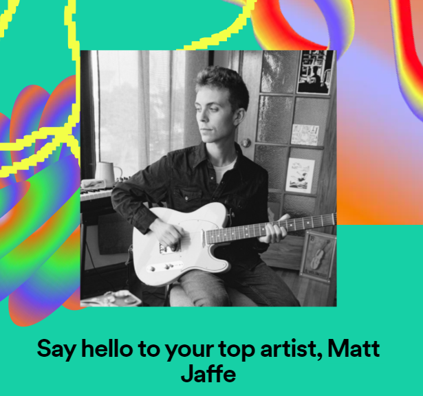#SpotifyWrapped2023 #TopArtist @MattJaffeMusic