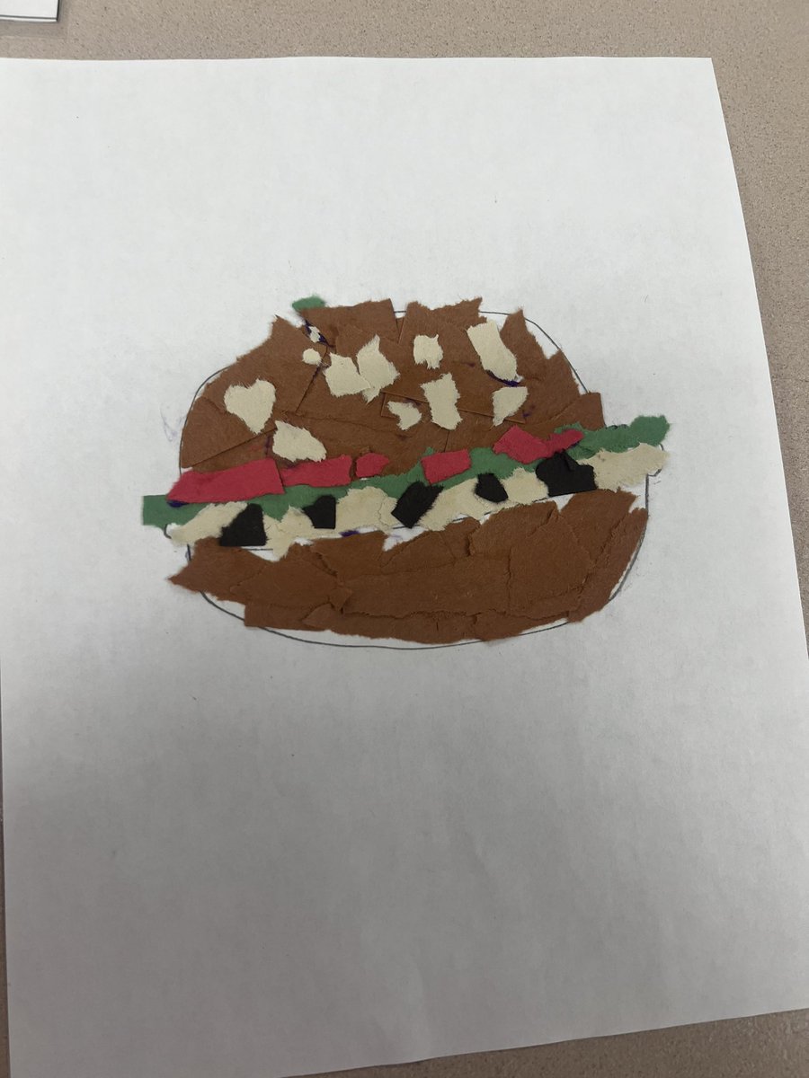 MrsS5th's tweet photo. Day 3 of building our hand muscles and fine motor skills up for handwriting, we created torn paper art. https://t.co/mwyBEcvJOW