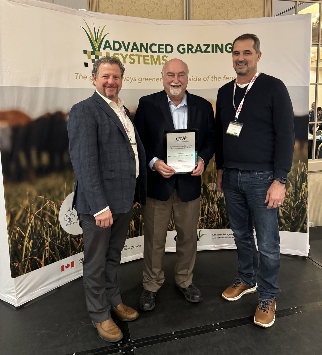 CFGA_ACPF's tweet photo. Excited to announce the winner of the 2023 CFGA Leadership Award: Dr. Dan Undersander! #cfga23 https://t.co/0Os3yhRkRa