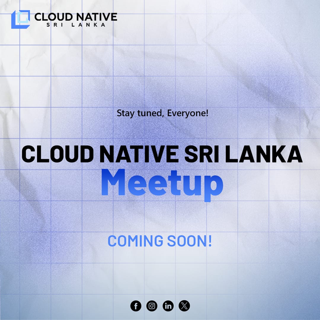 CloudNativeSL's tweet photo. 🌟 Exciting News on the Horizon! 🚀

Get ready for another round of tech brilliance! The Cloud Native Sri Lanka December Meetup is in the works. 🎉 

#CloudNativeSriLanka #CNSL #DecemberMeetup #TechInnovation https://t.co/V465ZRbdrC