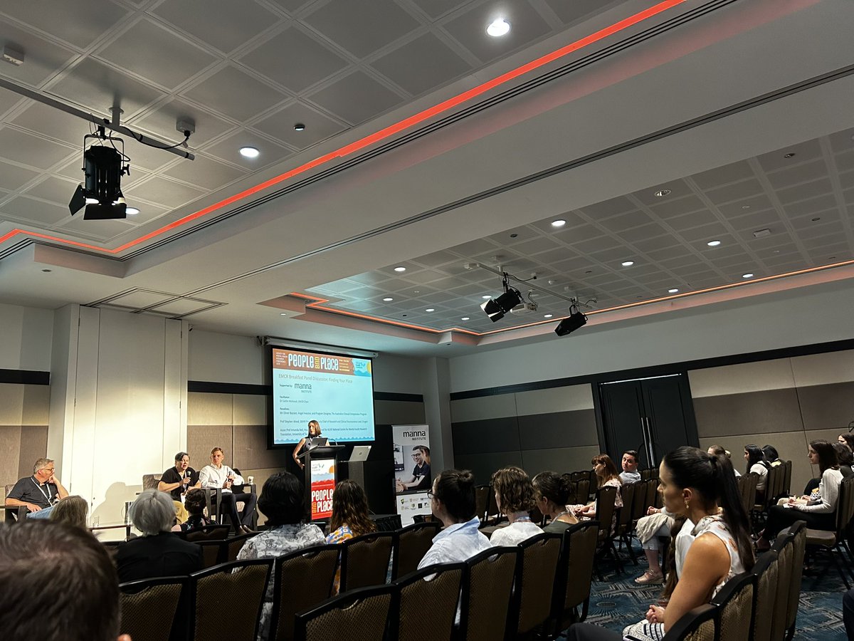 A great start to day two of <a href="/SMHR/">SMHR</a> conference. EMCR breakfast sponsored by <a href="/Manna_Inst/">Manna Institute</a> and the opportunity to connect with the lovely <a href="/Anna_Ross_/">Anna Ross</a> and Alyssa Morse from <a href="/CMHR_ANU/">Centre for Mental Health Research</a>