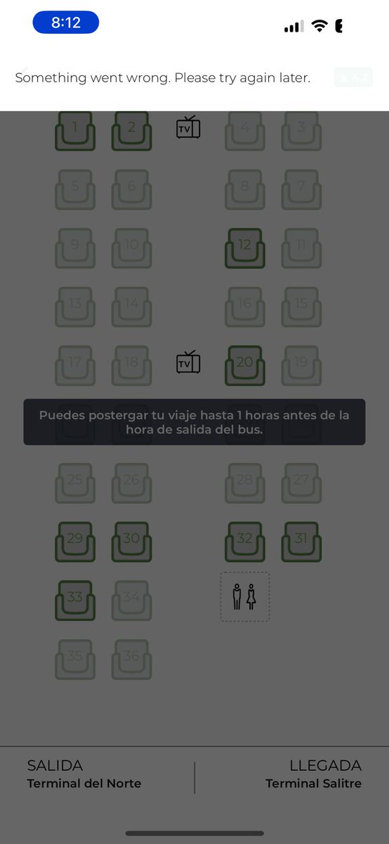 PreciosSubida's tweet photo. Nos reportan que @redBus_co sacó una promoción en la que supuestamente ofrecían tiquetes de bus a $1000 con un código que publicarían hoy 29 de Noviembre a las 8:00 pm, sin embargo, la plataforma no funcionó y sospechosamente a los pocos minutos "ya se había terminado el stock". https://t.co/wJnC9hwlhb