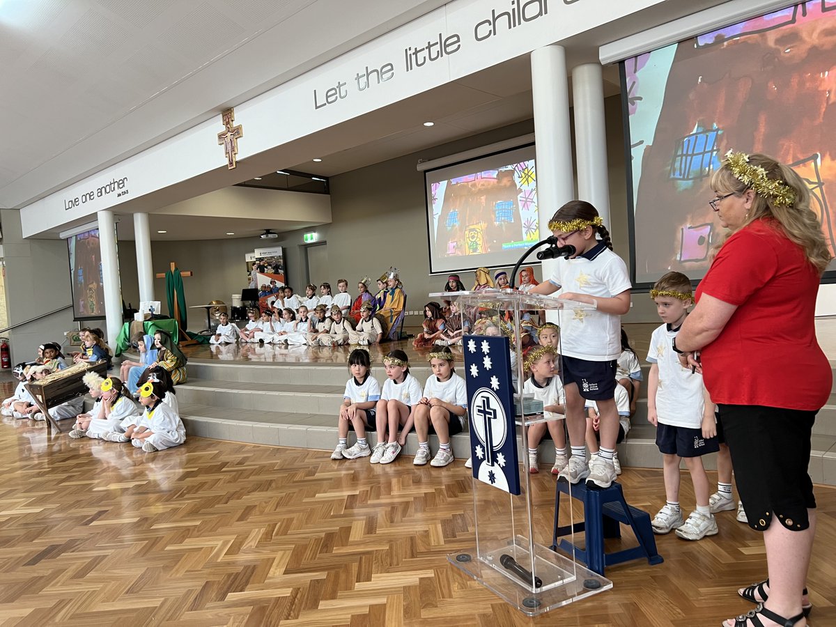 InfantJesus54's tweet photo. The story of the very first Christmas was showcased this morning by our fabulous Pre-Primary students. What an amazing reminder of the true meaning of Christmas. #CatholicLearners #CEWA #DiscoverCatholicEducation https://t.co/4DcBOLiKIM