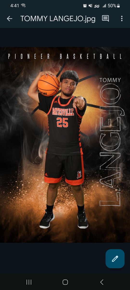 Tommy is a 1st year player.  Works hard and is a gym rat