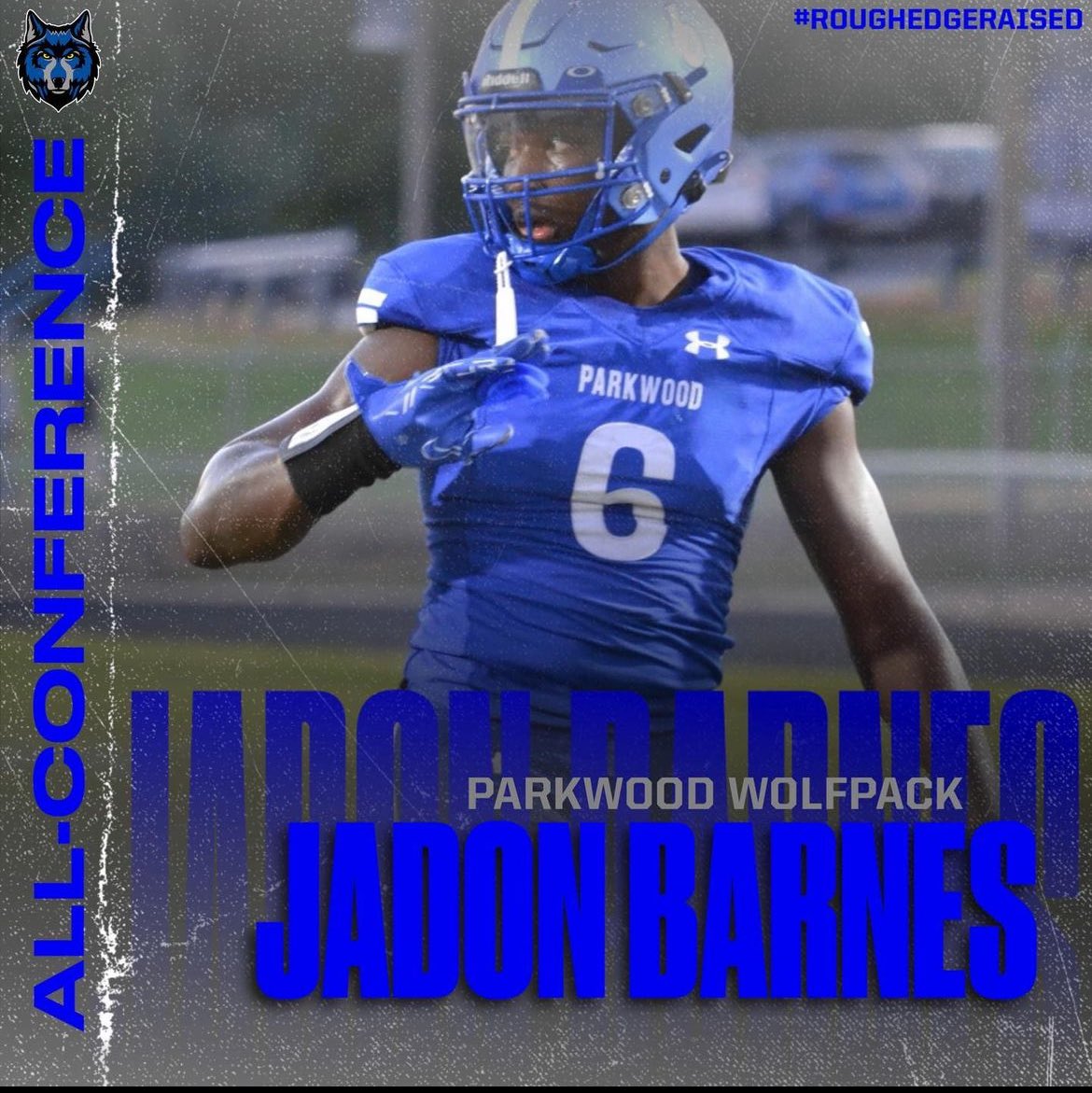 JayAlwaysOpen6's tweet photo. Blessed to be named Rocky River All Conference🙏🏾 #AGTG #LeadU @ParkwoodFB @PWHSSports @Samxmobley @popwiththeflops @NCHSBlueSheet @Mrunioncounty https://t.co/0ZT5lJoMov
