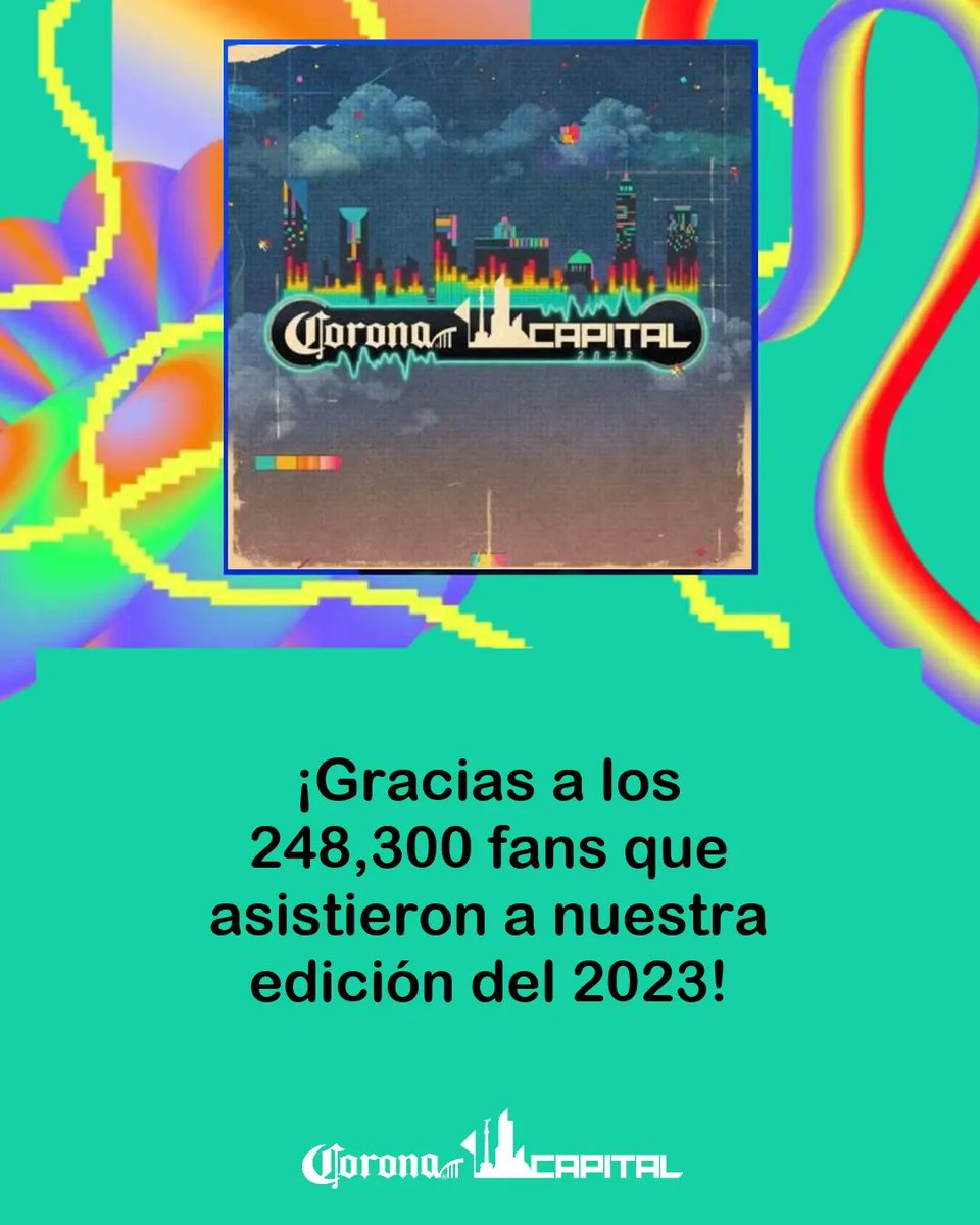 ¡Así sonó nuestro #CoronaCapital23! 🖤😎 Nos vemos en el 2024. 🔥