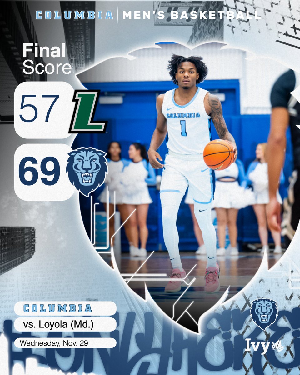 LIONS WIN!!!! Columbia closes out Loyola with a 24-5 run! That's 6⃣ victories in a row for the Lions for the first time since January 2016‼️ #RoarLionRoar🦁 #OnlyHere🗽