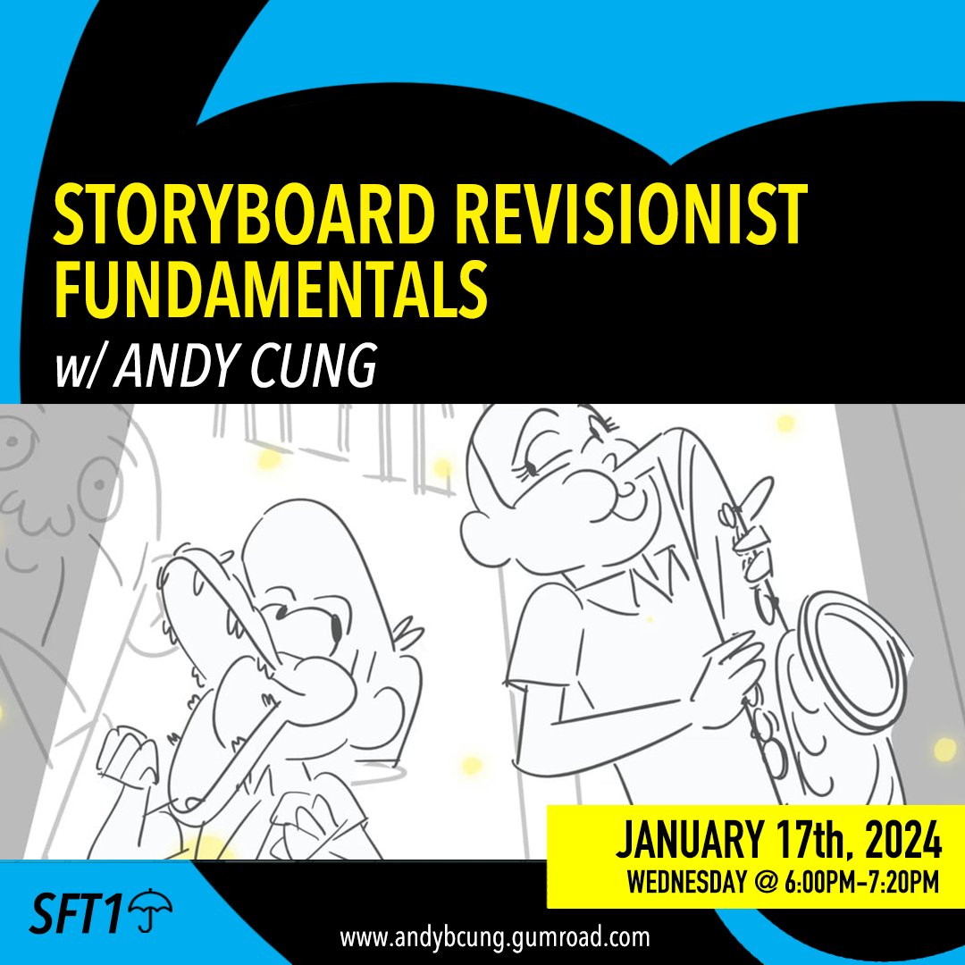 Learn the fundamentals of a Storyboard Revisionist! This is a great class for people who want to get their feet wet into storyboarding :) Registration and details here: andybcung.gumroad.com/l/WINTER24SFT1