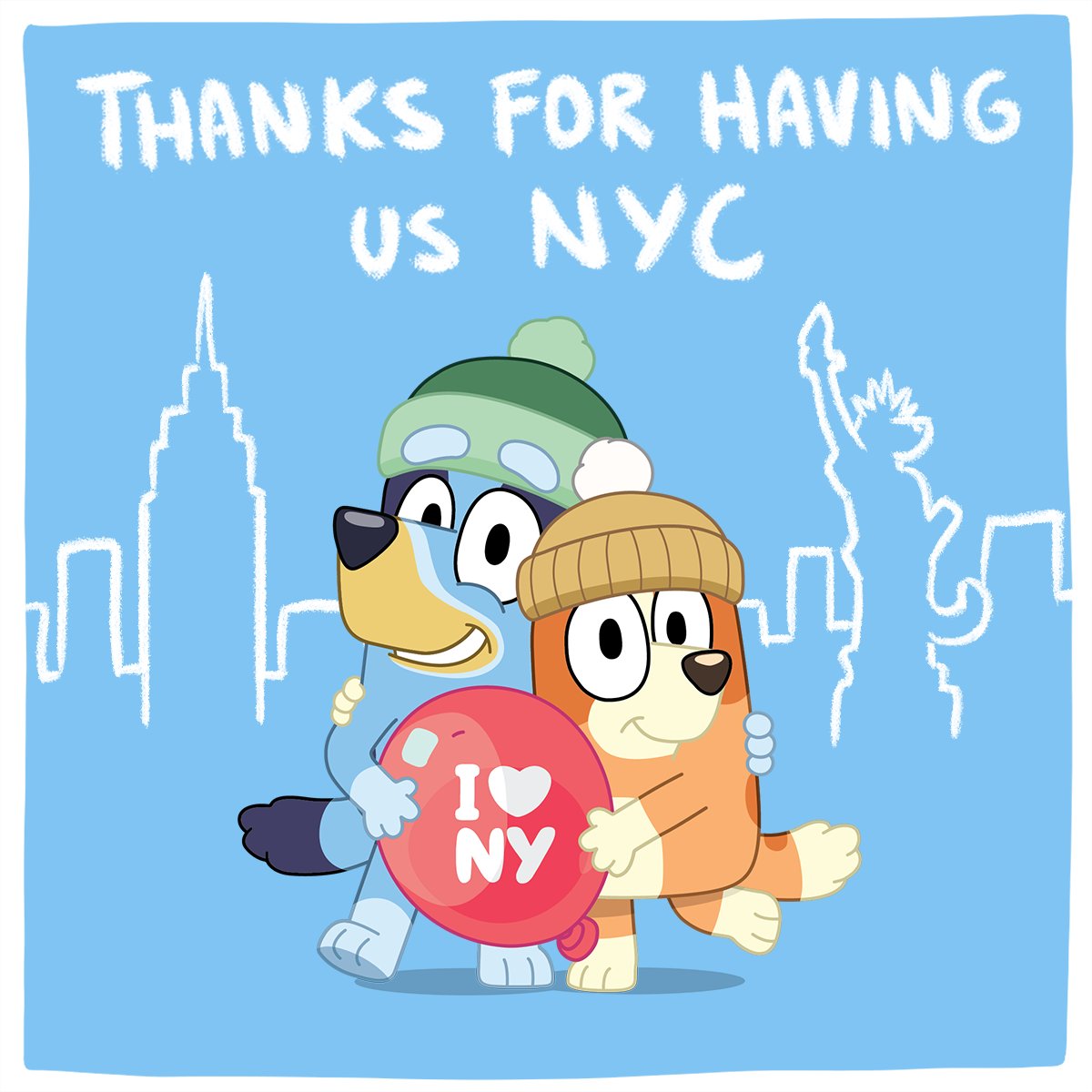 Thank you New York 🎈 #Bluey #MacysParade