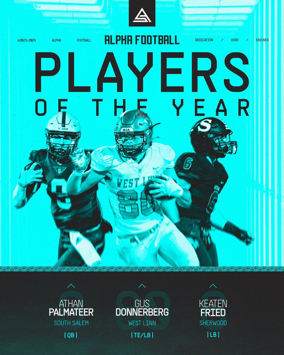 PLAYERS OF THE YEAR 😤
Leveling up, year by year 📈 A whole lot of hard work put in by these Alphas!!
—
<a href="/DonnerbergGus/">Gus Donnerberg</a> | Three Rivers League
<a href="/AthanPalmateer/">Athan Palmateer</a> | Special District 1
<a href="/keaten_fried/">Keaten Fried</a> | Pacific Conference