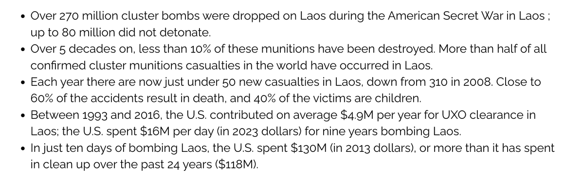 dmkmtoday's tweet photo. Kissinger is dead but his policies are still killing people in Laos https://t.co/ntraVS1VPX