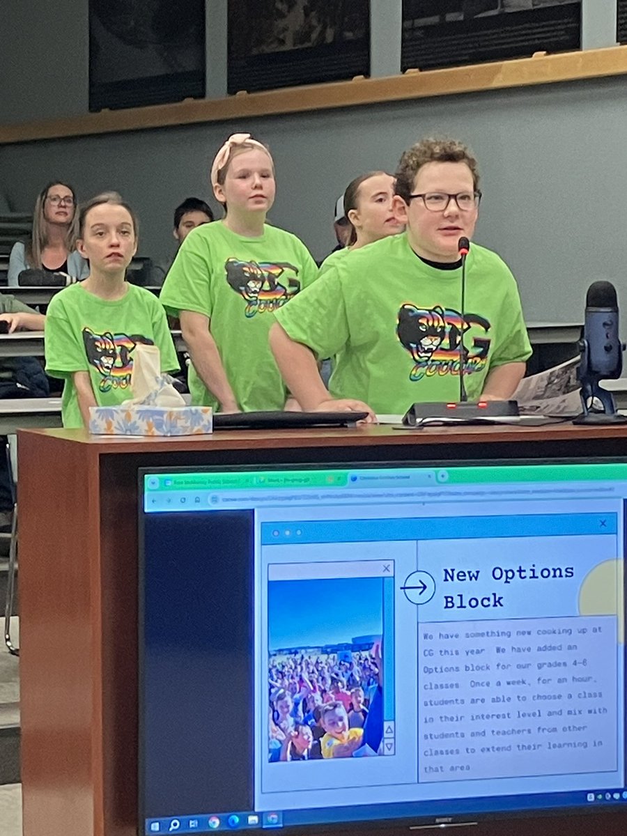 annaleeskinner's tweet image. Trustees heard from @ChristinaGFMPSD students about the amazing options they are able to participate in. #outdoorEd #cooking #Careers #Drama @FMPSD