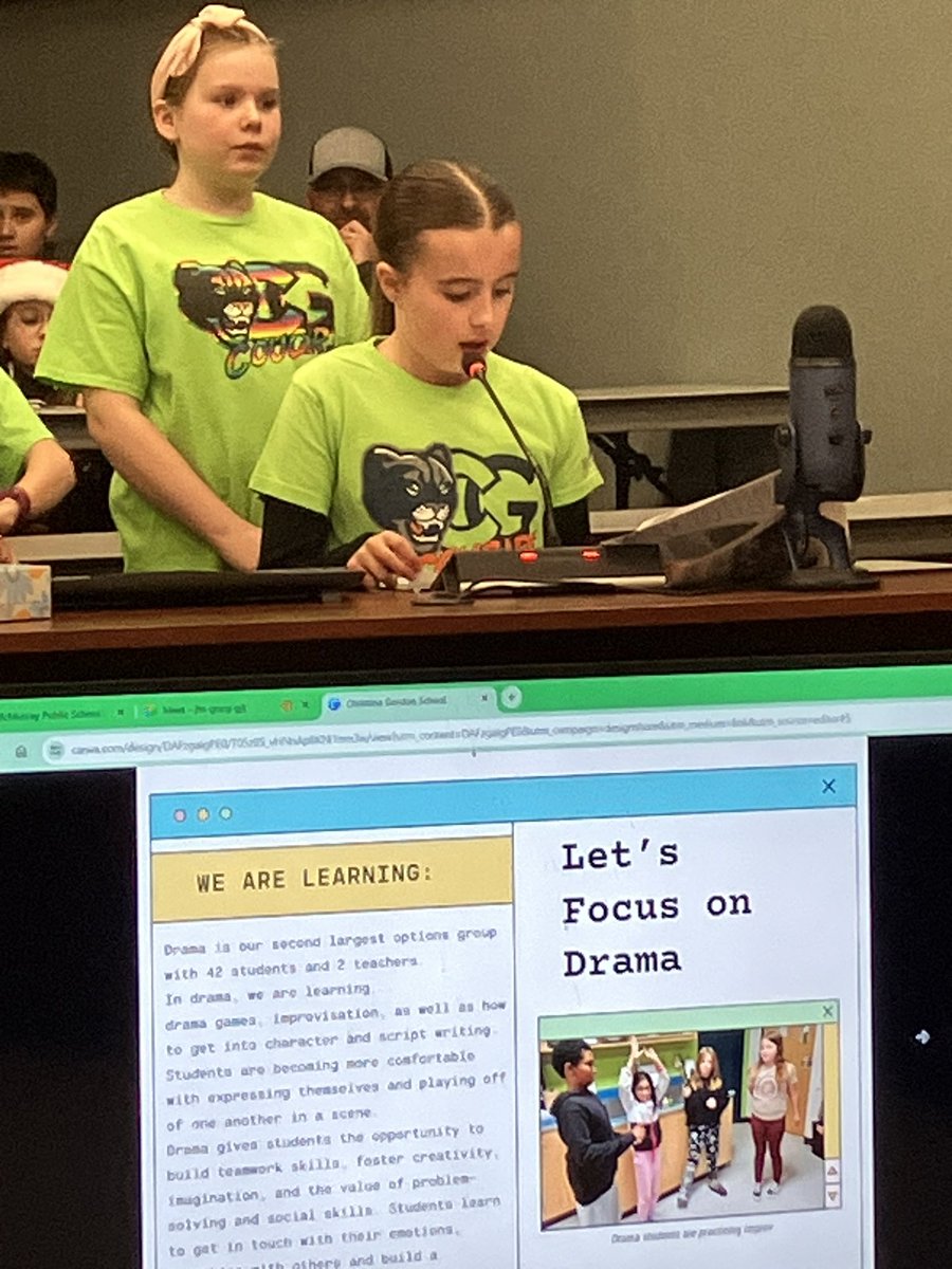 annaleeskinner's tweet image. Trustees heard from @ChristinaGFMPSD students about the amazing options they are able to participate in. #outdoorEd #cooking #Careers #Drama @FMPSD