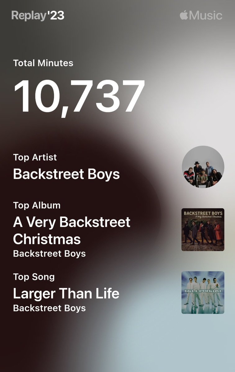 You: Jenny, do you like the BSB?
Me: No idea what you're talking about.

@backstreetboys @nickcarter @aj_mclean @kevinrichardson @brian_littrell @howied 

#BSB #BackstreetBoys #AppleMusicReplay #AppleMusicReplay2023