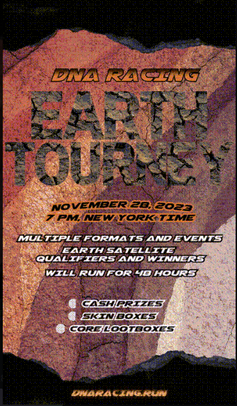 continuum99's tweet photo. NGL @DNARacing2023 has it happening!! New city race track, Earth tournament, Maiden next week, Genesis core splice reset has the Arena pumping, (don't get sniped!) New stats at users request done in 5 minutes, Active leaderboard rules break down updated!! So so Much! #DNAIsalive https://t.co/TSXLPmeghv