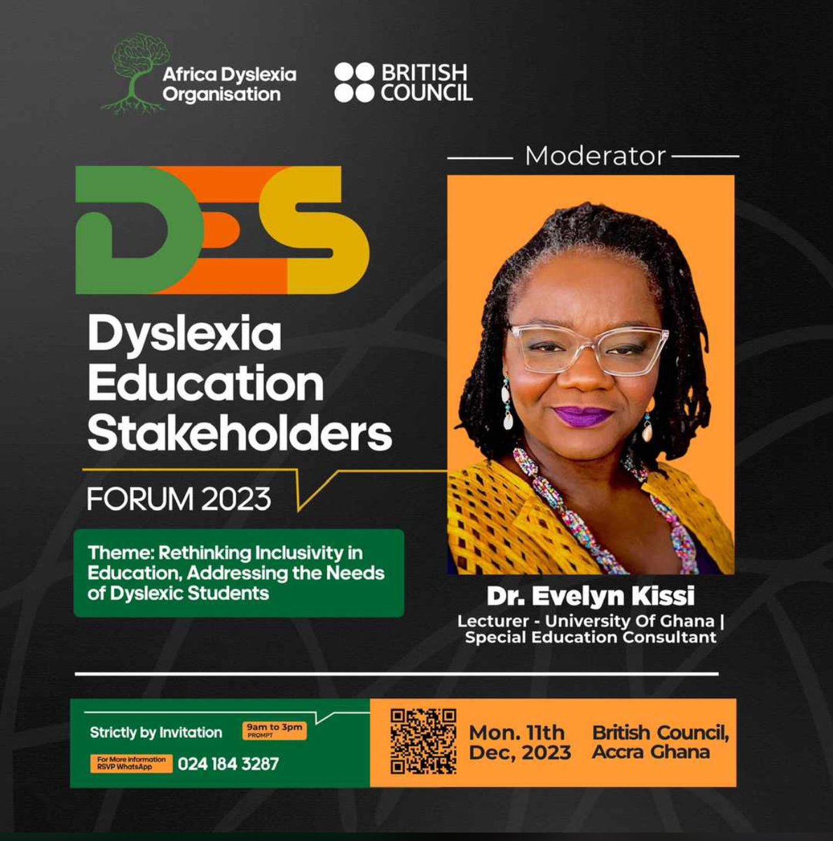 Will you be joining us <a href="/AfricaDyslexia/">Africa Dyslexia Organisation</a>  Conference 2023. See you all on December 11th in person or Online 😅🙌🏾…..Don’t forget to register 🫣😆🥰